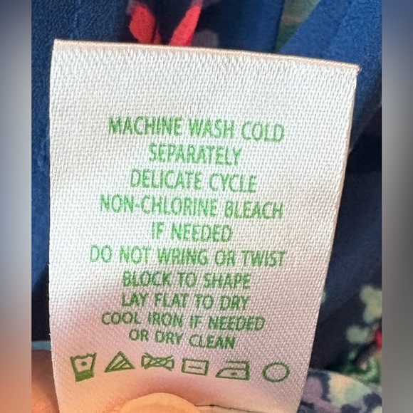 Lilly Pulitzer Marilina Pink and Blue Embellished 3/4 Sleeve Tunic Size XS sku20 - Picture 6 of 9